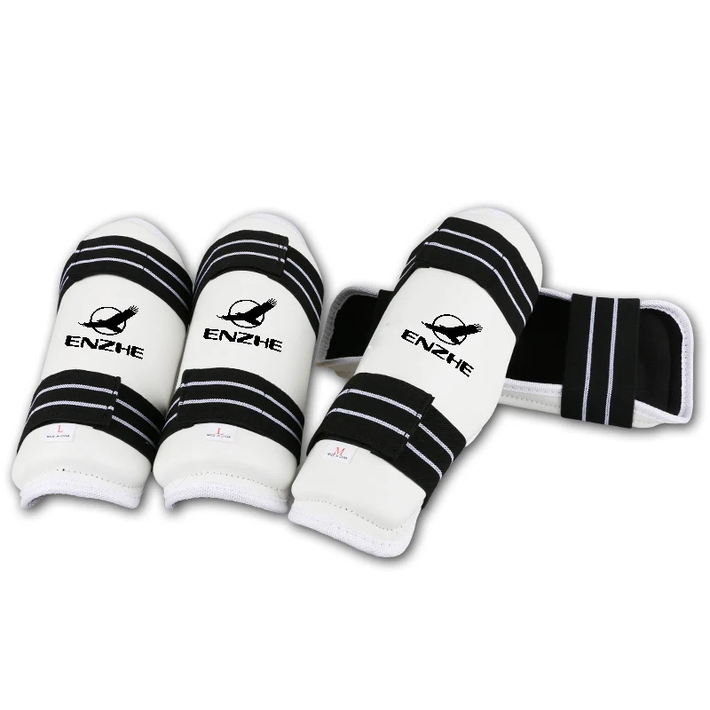 Vysoko kvalitné chrániče paží a holene Taekwondo Chrániče karate strašidelný výcvik predlaktia predlaktia na nohy