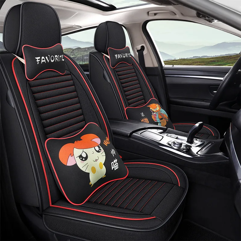 Vysoko kvalitné luxusné pokrývky autosedačiek ľanu pre Fiat Aegea Freemont Fullback Linea Ottimo Panda Punto Sedci Strada Tipo Uno Viaggio