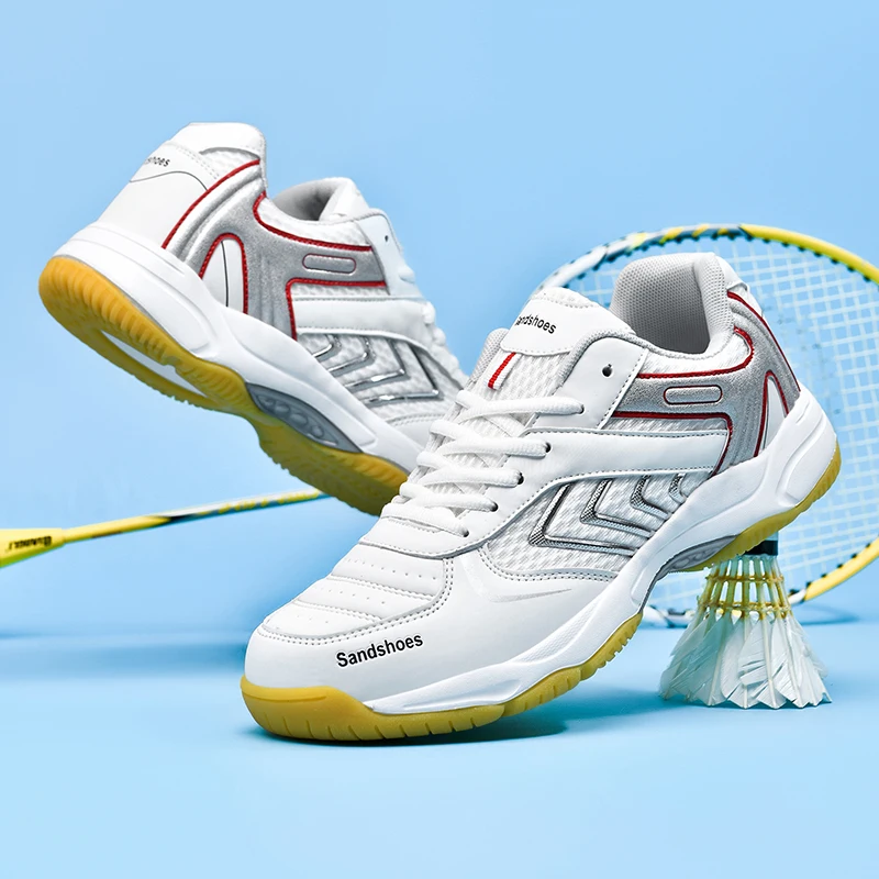 Vysoko kvalitné pár tenisiek Spring Proti Slip Breath Badminton stolové tenisové topánky Men ženy Profesionálne fitness tréningové topánky