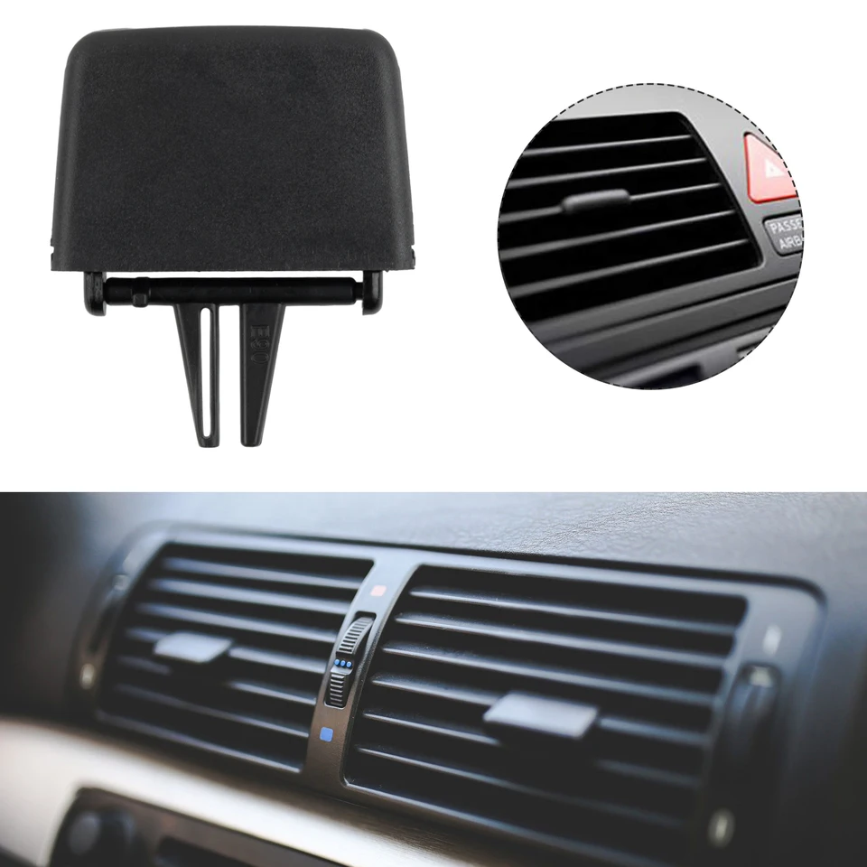 Vysoko kvalitné spoľahlivé klipové klip Automatické diely 1pc ABS+PC pre výstup vetra v centre A/C pre BMW 3 Series E90 2005-2012