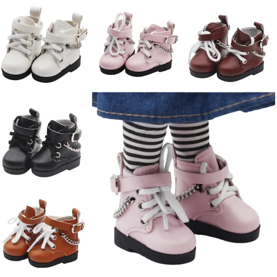 Vysoko kvalitné topánky 4,5*2 cm topánky pre bábiky pre Paola Reina / 14 palcov Wellie Wellie Wickers Clothes Accessories 1/6 BJD Blyth Doll Adsessory