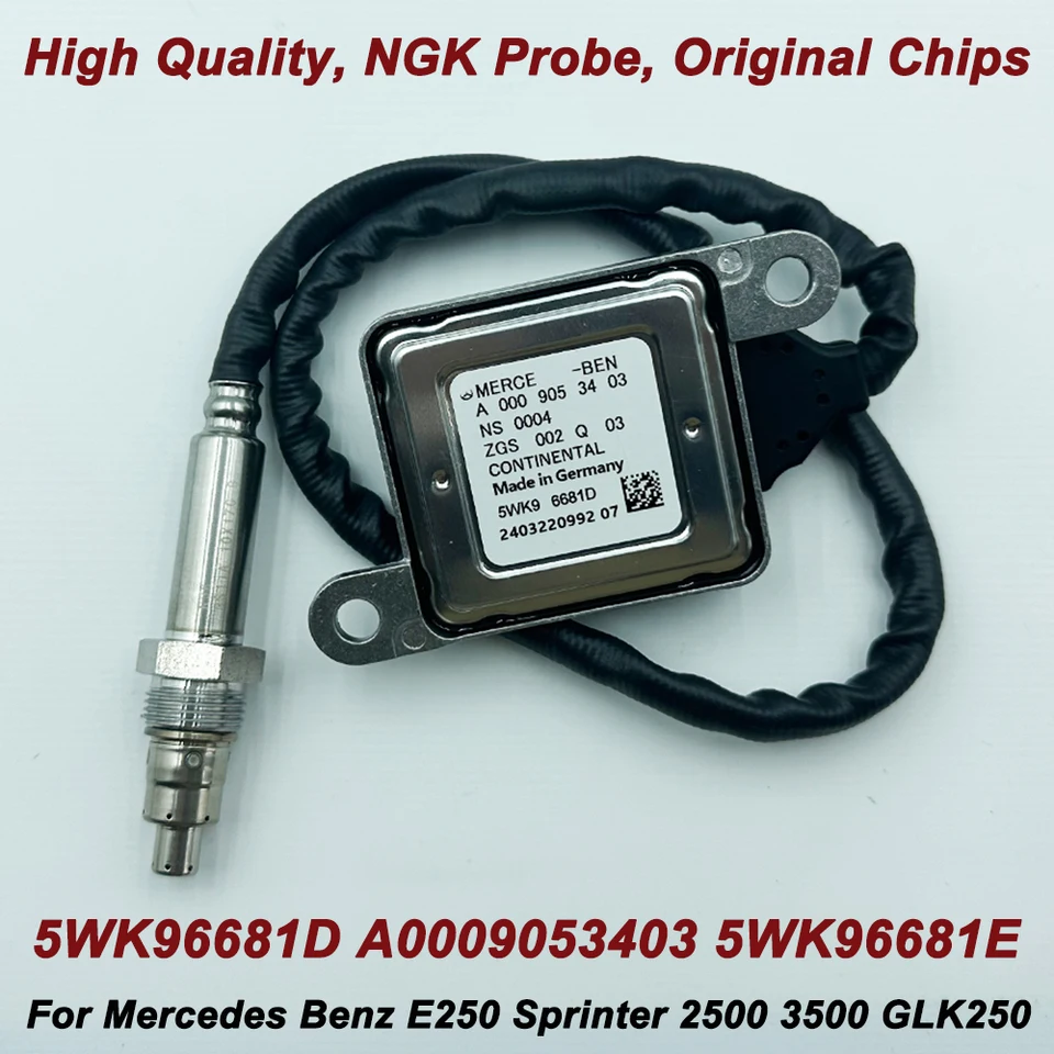 Vysoko kvalitné čipy Forngk Probe A0009053403 5WK96681C 5WK96681D Senzor oxidu dusíka NOX 0009053403 pre Mercedes Benz W212 W222