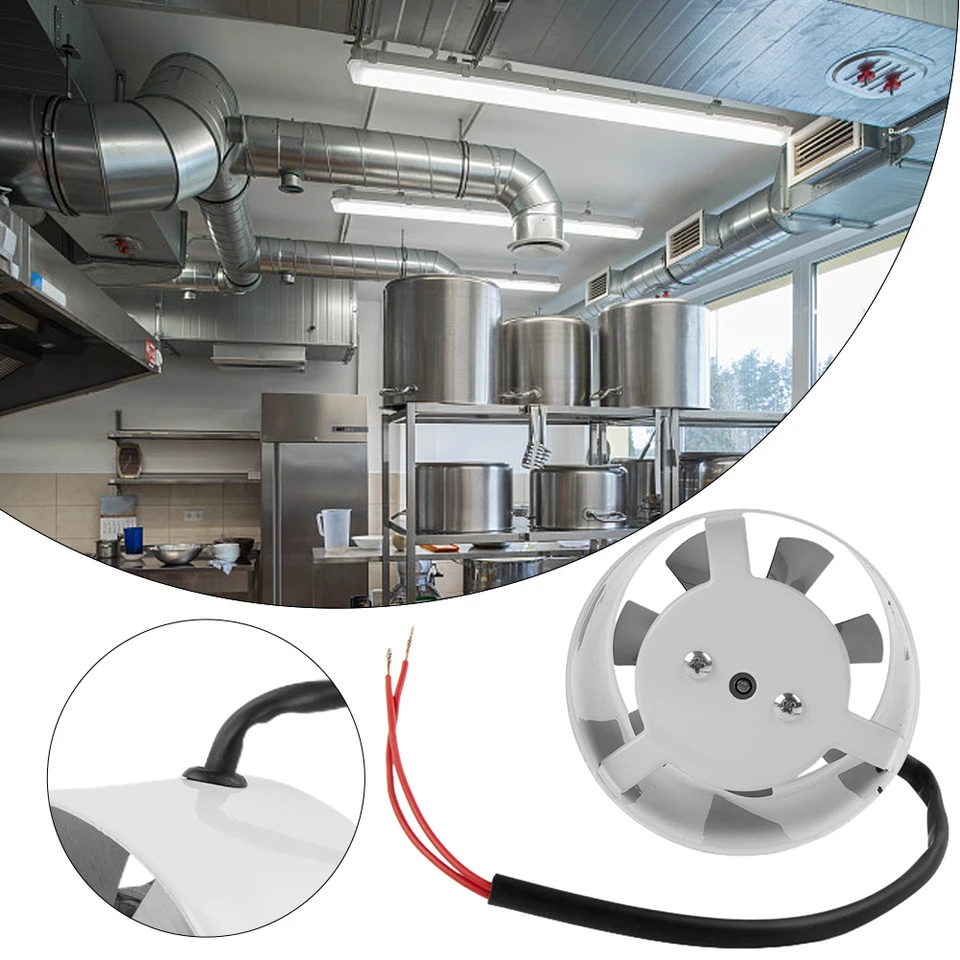 Vysoko kvalitný pekný prenosný pratický výfukový ventilátor 50 Hz 100 mm 140 m³/h 220V DUCT ventilátor VLASTNÝ SMING SICTION SACTION