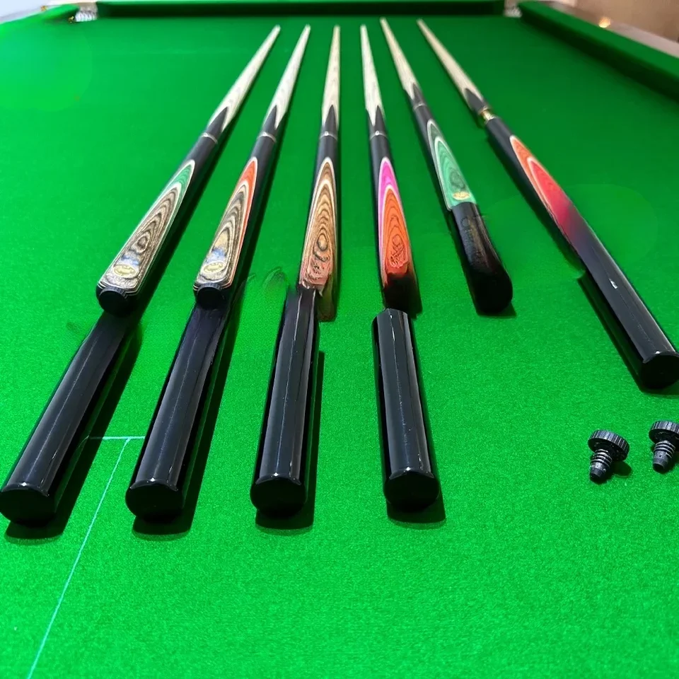 Vysoko kvalitný ručne vyrábaný snooker biliard bazén snooker cue pre Omin 1 kus 3/4 kĺbový 9 mm