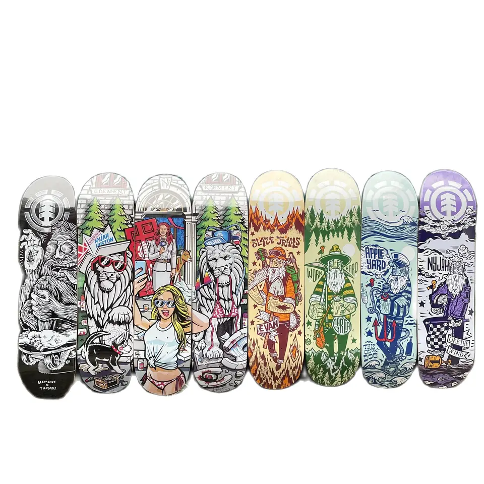 Vysoko kvalitný skateboard Canadian Maple Deck 7 Ply Free Girptape Pro Skating 7.75/8.0/8.125/8.25/8,375/8,5 palca