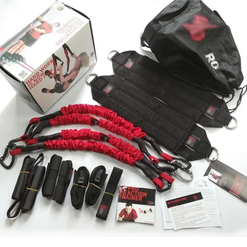 Vysoko silová bungee cvičenie Plné súpravy na predaj domácej telocvične jogy gravity bungee 4D Training Pro Tool