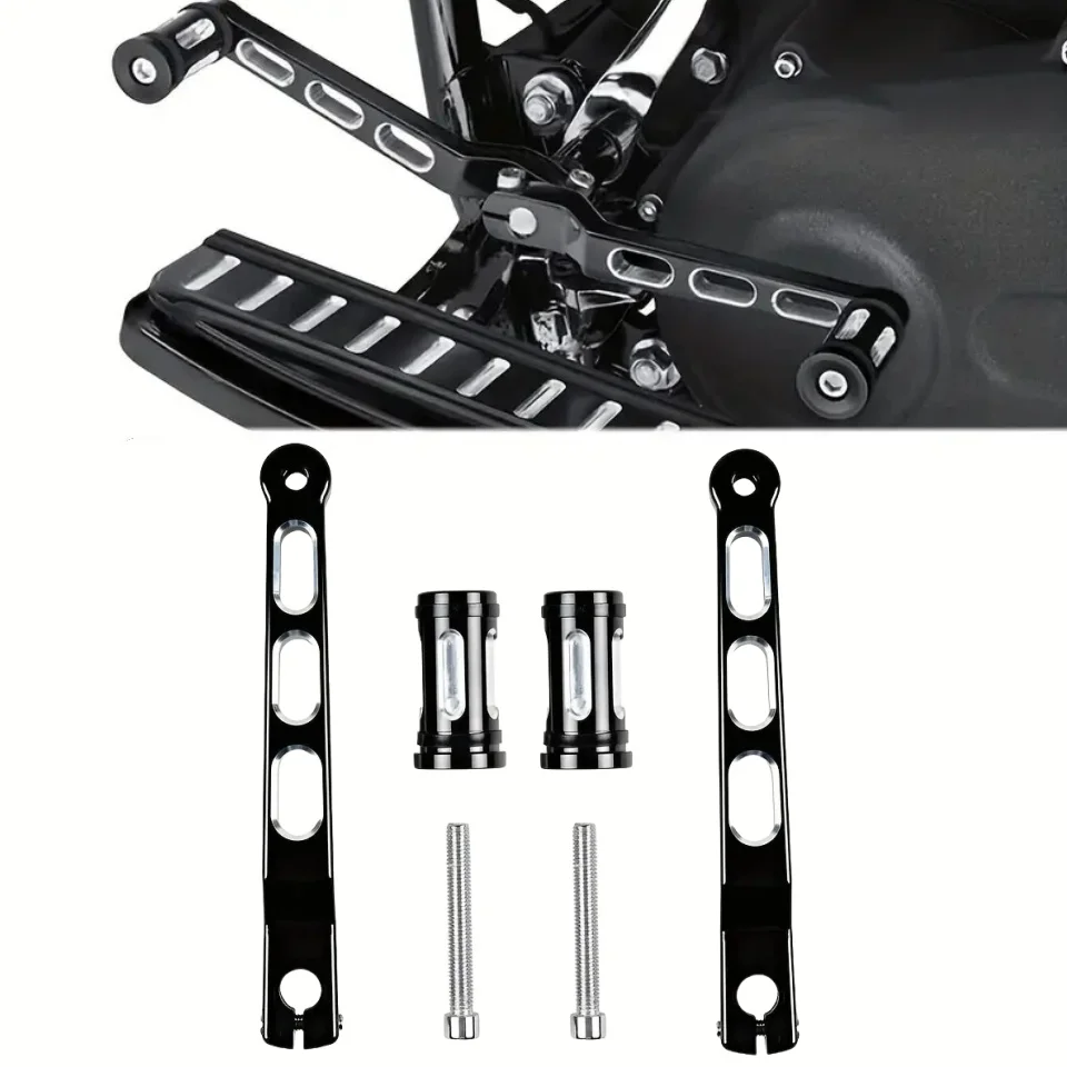 Vysoko výkonná CNC hliníková hliníková päta na špičke prevodovky radiaci pásový posúvanie kolíkového prepojenia pre Harley Touring Street Road Glide FL Motocykle