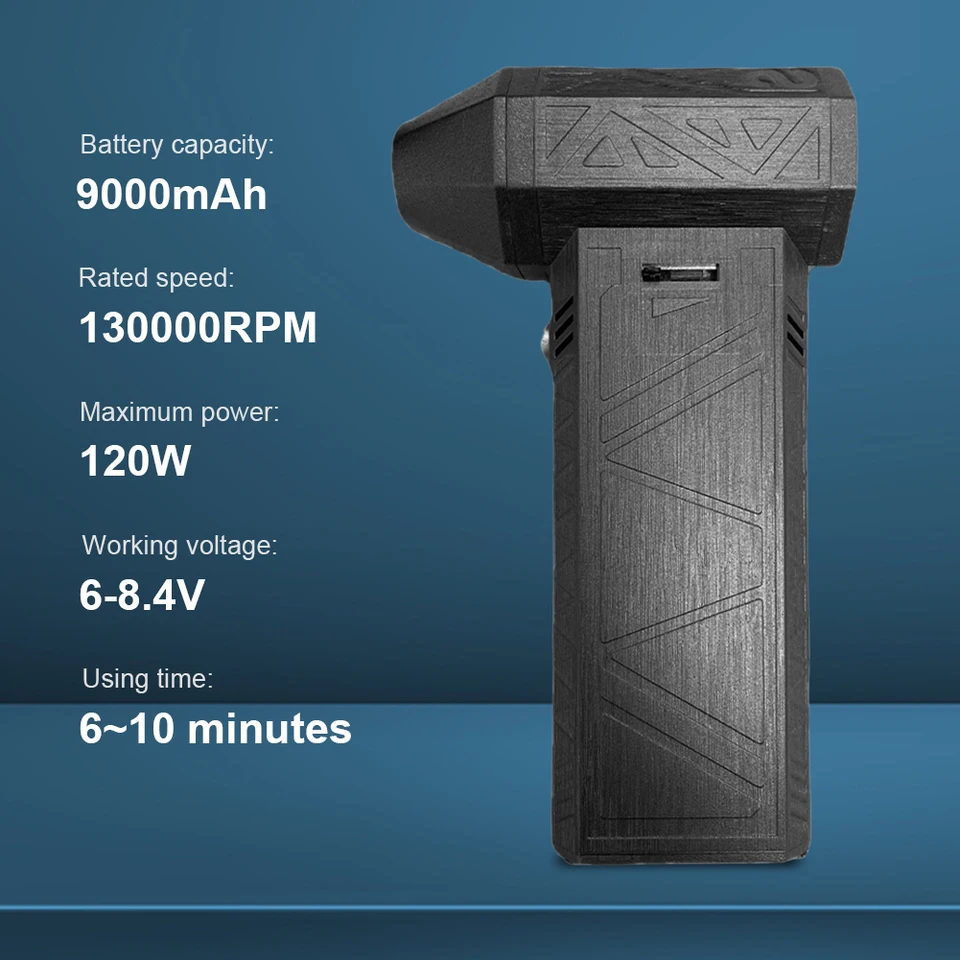 Vysoko výkonný kefový motor bez kefiek 130000 ot / min. Viacúčelové turbo prúdové ventilátor komprimovaného vzduchového čistiaceho prostriedku Mini Turbine Blower Jet Ventilátor