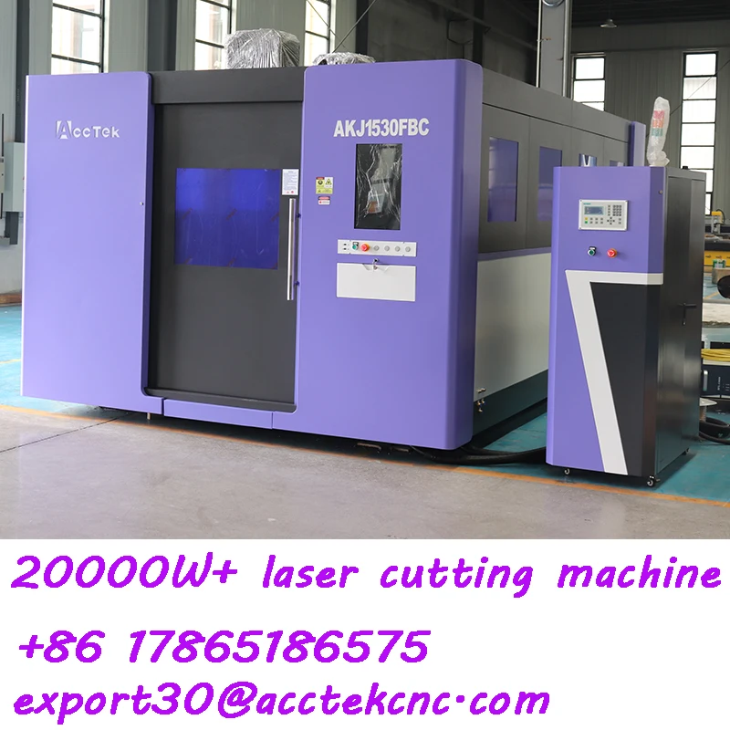 Vysoko výkonný laserový strihový stroj CNC laser pre kov pre kov 6000W 12000W 30 kW 3015 laserové rezné zariadenie