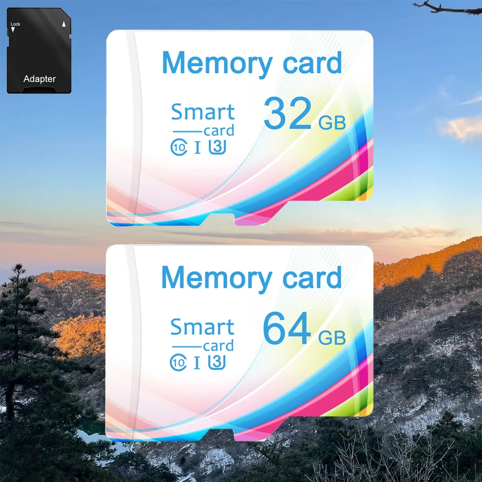 Vysokokapacitná pamäťová karta triedy 10 U3 32 GB 64 GB TF karta
