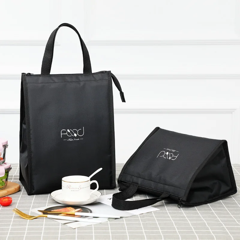 Vysokokapacitný prenosný izolovaný obedový taška Ženy Dieťa piknik Pracovná práca cestovná potravina Termálny úložný nádoba Bento Box Cooler Tote Bag