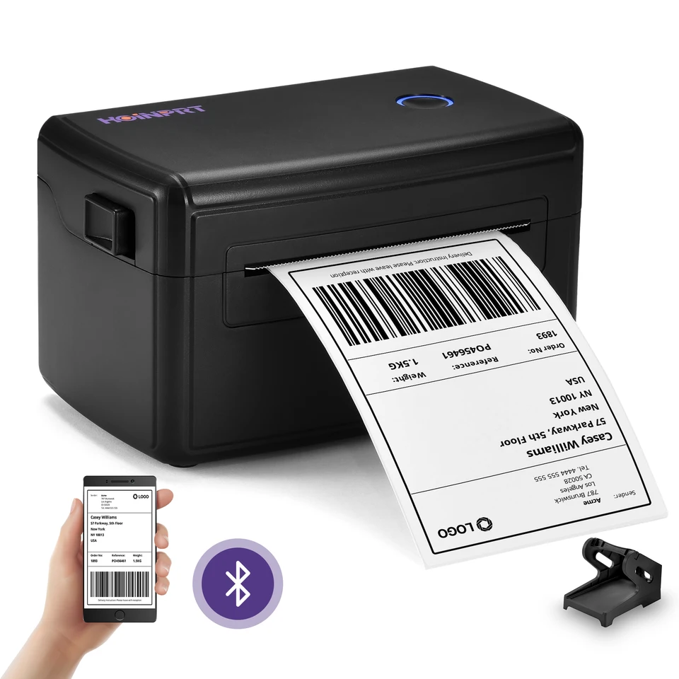 Vysokorýchlostná tlačiareň 4x6 Termal Label-Bluetooth a USB-Maker prepravných štítkov pre malé firmy
