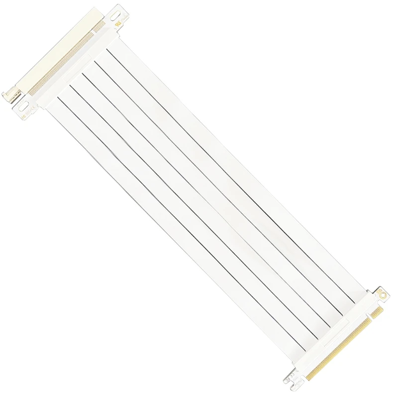 Vysokorýchlostné grafické karty PCI Express 16x Flexibilné karta Riser Cable PCI-E X16 Adaptér pre rozšírenie GTX, RX Series White