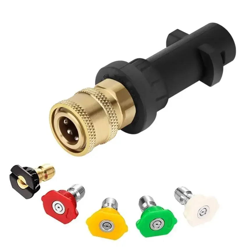 Vysokotlaková podložka adaptéra trysky pre Karcher K Series Washer Gun to Quick Connector 1/4 
