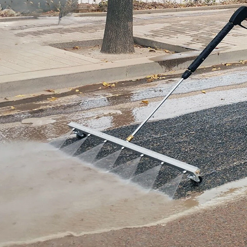 Vysokotlaková podložka metla podvozká čistič 7 trysiek na čistenie ciest 4000 PSI Cesta Cesta pre práčku
