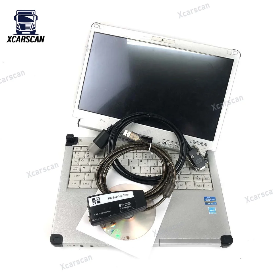 Vysokový vozík pre hyster yale diagnostický nástroj pre servisný nástroj Yale Hyster PC IFAK Can USB Interface Auto Scanner s notebookom CF C2