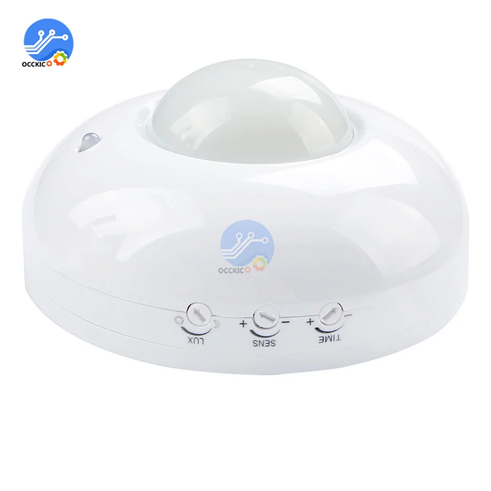 Vysoká citlivosť AC110-240V 360/120 Automatický stropný infračervený spínač snímača snímača pohybu PIR LED snímač LIGH AC80-250V