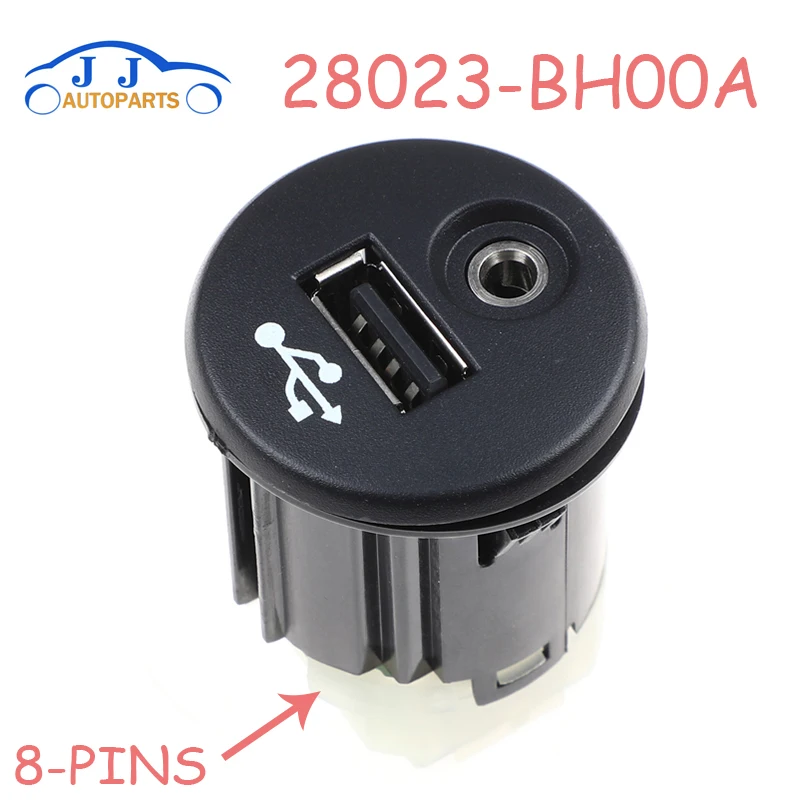 Vysoká kvalita pre Nissan Juke Qashqai XTrail Micra Poznámka NV200 USB AUX Port Adapter 28023-BH00A 28023BH00A