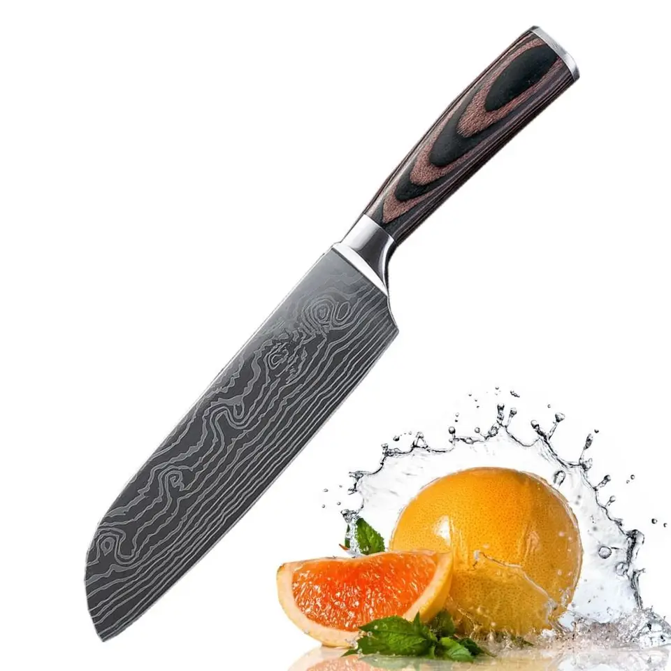 Vysoká uhlíková oceľ Santoku nôž 5 palcov