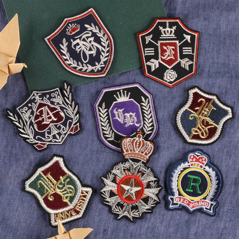 Vysoká škola JK Uniforma výšivky železa na Pacth Badge Girls Dievčatá Doplnky sukne dekoratívne nálepky Aplikácie na oblečenie