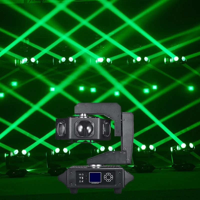 Vysoké svetlé LED lúč Moving Light 6x40W RGBW 4 v 1 DJ LED LED Tvar UFO Disco Party Svadobná svadobná lampa