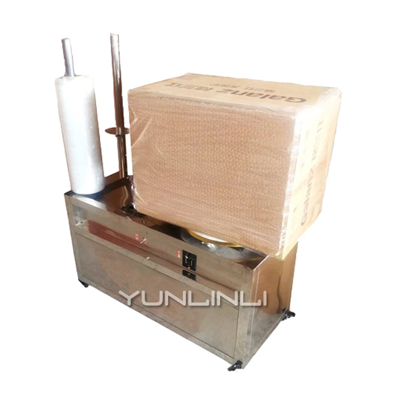 Vysoký podnos plný poloautomatický obal PE vinutie filmu Balenie Stretch Film Strojové vybavenie Elektrické malé XF1602