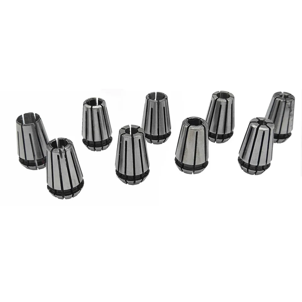 Vysoký presnosť ER16 1 mm 1,5 mm 2 mm 2,5 mm 3 3,5 4 mm ER Spring Collet Chuck pre držiak na mletie CNC Lathe Fleging