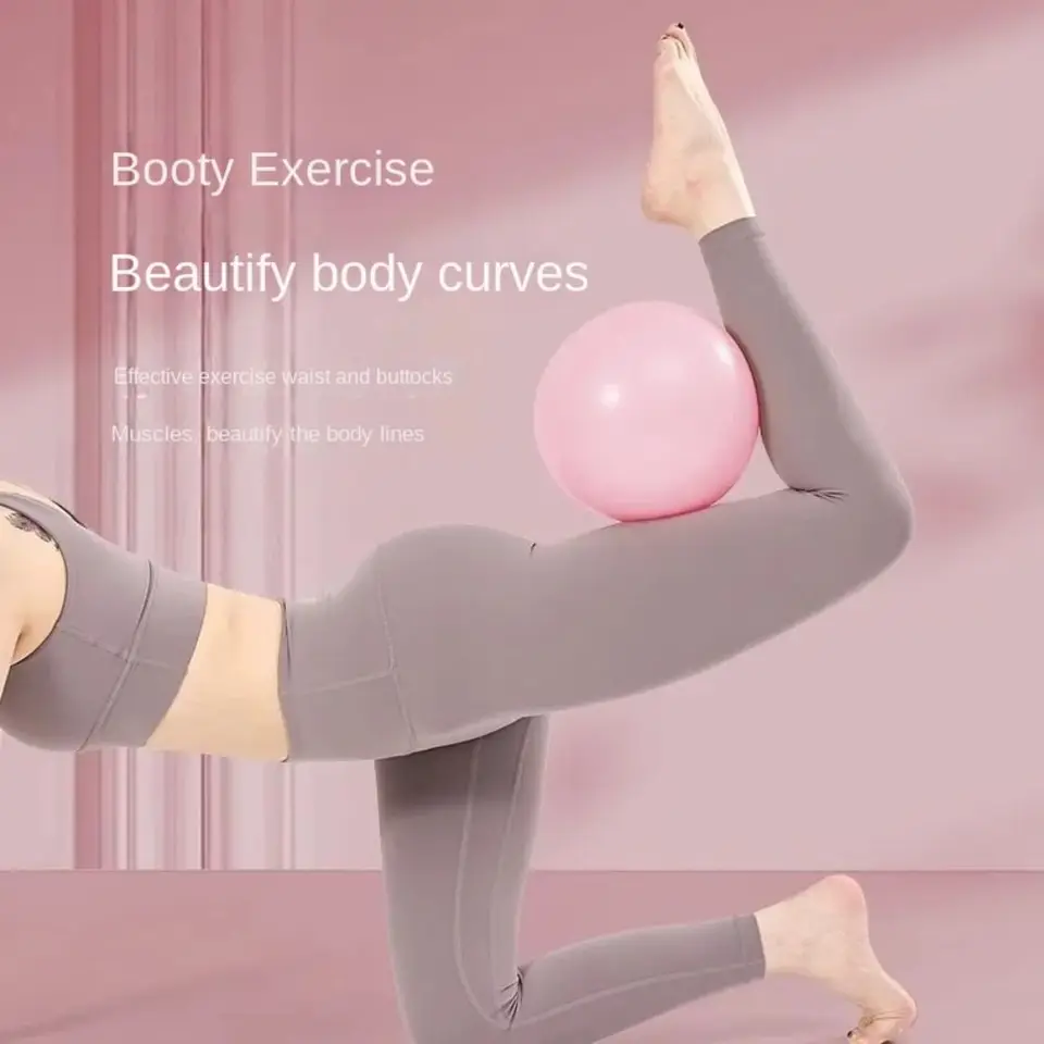Vyvážená guľa PVC Yoga Ball 25 cm Anti Burst Pilates Ball Mini cvičenie odolné voči joge jogy fitness loptička v interiéri