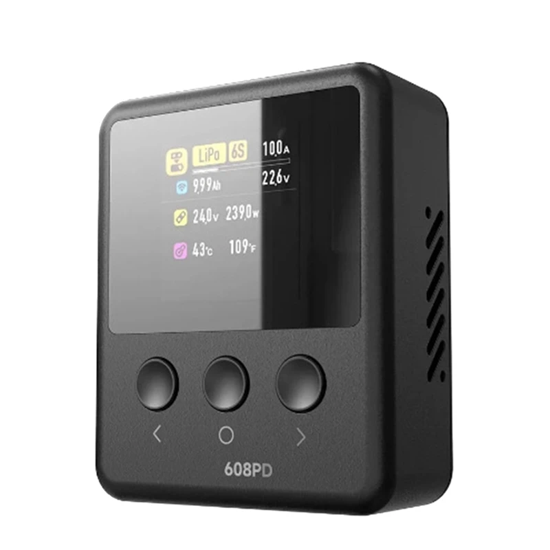 Vyvážená nabíjačka Lipo Balance nabíjačky pre ISDT 608PD DC 240W USB-C 140W PD3.1 Discharger pre RC batérie Life/Lilon/LiPo/LiHV