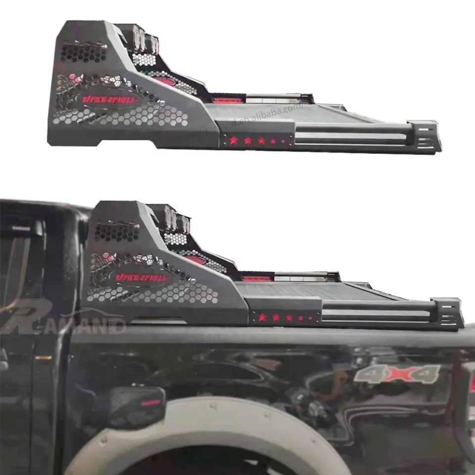 Vyzdvihnúť rolkový bar pre Ranger pre Hilux Revo Vigo Rocco Steel Roll Bar pre DMax pre Universal Roll Bar s LED s LED