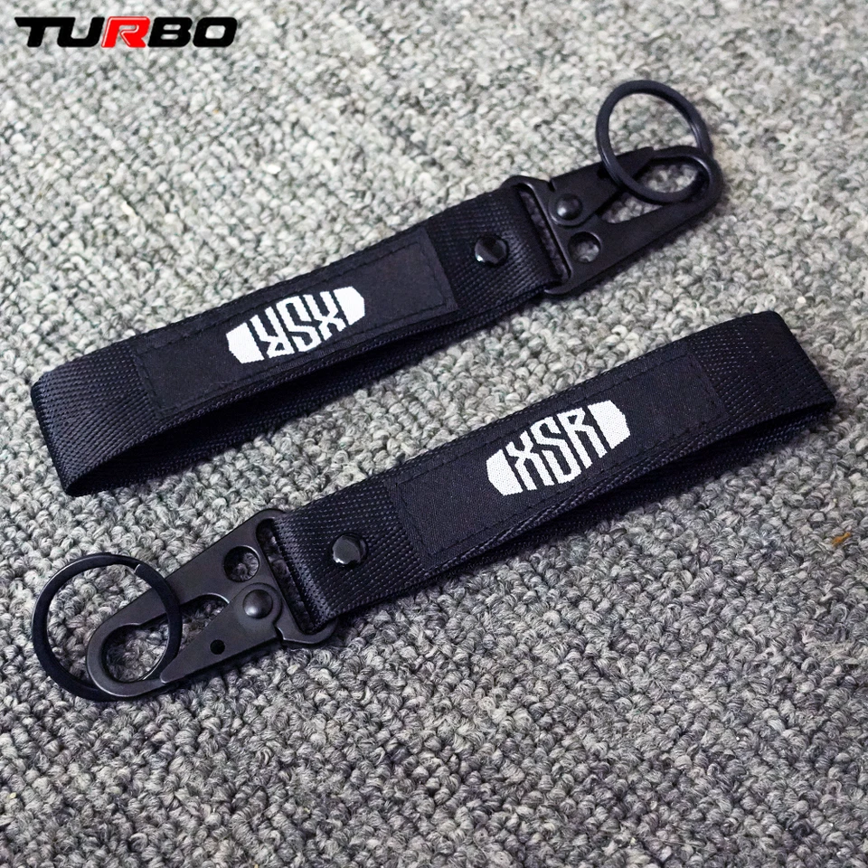 Vyšívacie logo XSR Universal Motocykel Keyring Keychain Accessorie pre Yamaha XSR 155 300 700 900 XSR155 XSR300 XSR700 XSR900