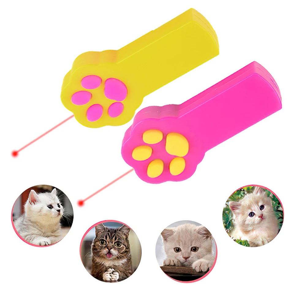Vzdialená laserová palica pero Pet Cats Paw Beam Pet Interactive Toy Cat Cat Ukazy Light Pen Interaktívne hračky Šteniatko školiace domáce zvieratá Dodávky