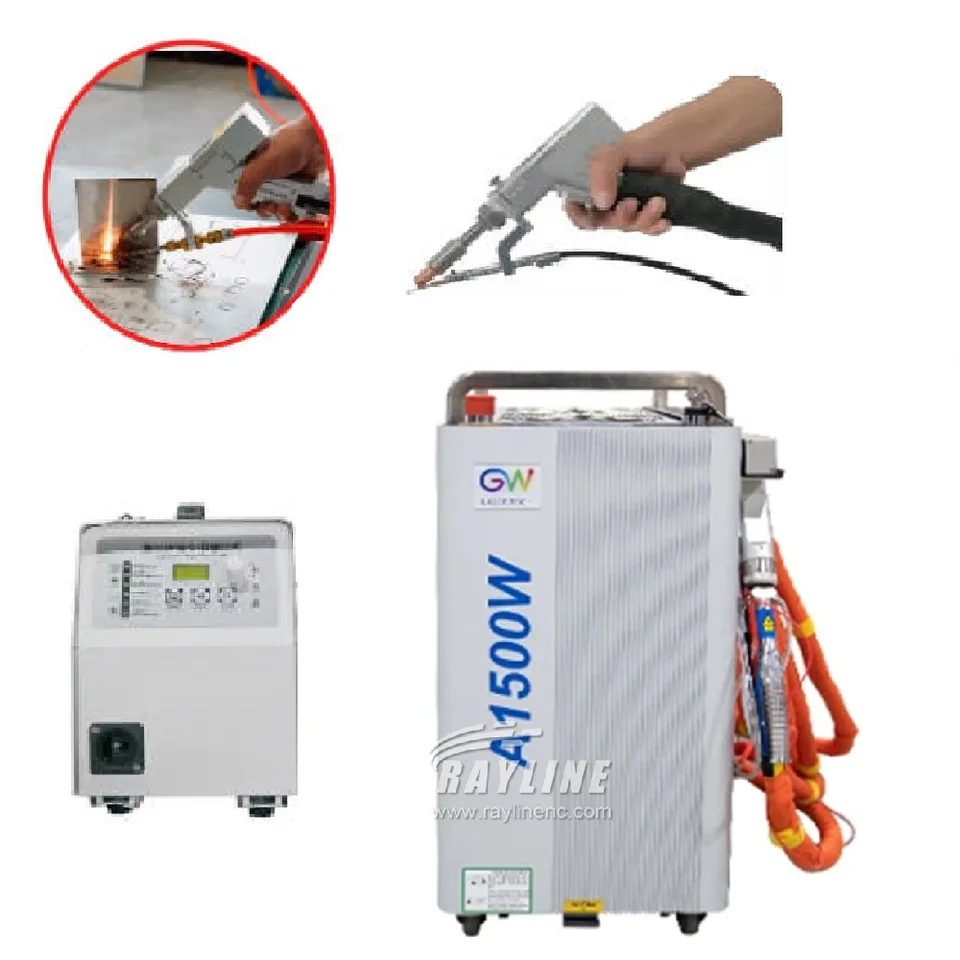 Vzduchom prenosného Soldador Láser GW 1500W Mini vlákno laserový zvárací stroj na zváranie kovový uhlíkový hliník z nehrdzavejúcej ocele