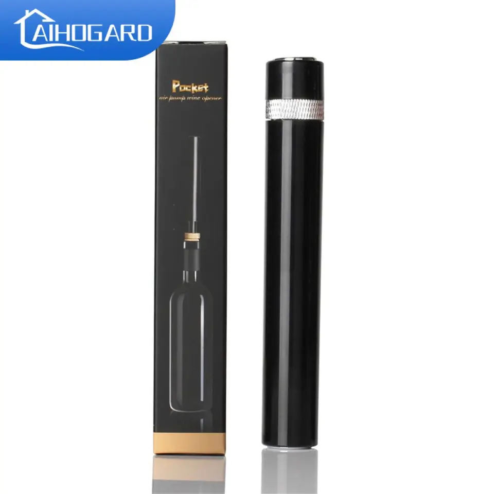 Vzduchové čerpadlo otvárač fľaše Otvárač bezpečného prenosného z nehrdzavejúcej ocele PIN Cork Remover