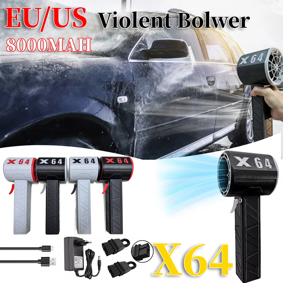 Vzduchový ventilátor 64 mm bez kefy bez kefy 1400g Thrust Electric Strong Dust Doalle