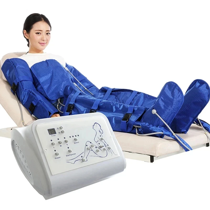 Vzduový tlak Lymfatický drenáž Vákuová terapia Presoterapia Svalové relaxácie pása Masáž tela Masáž vzduchu Kompresia vzduchu
