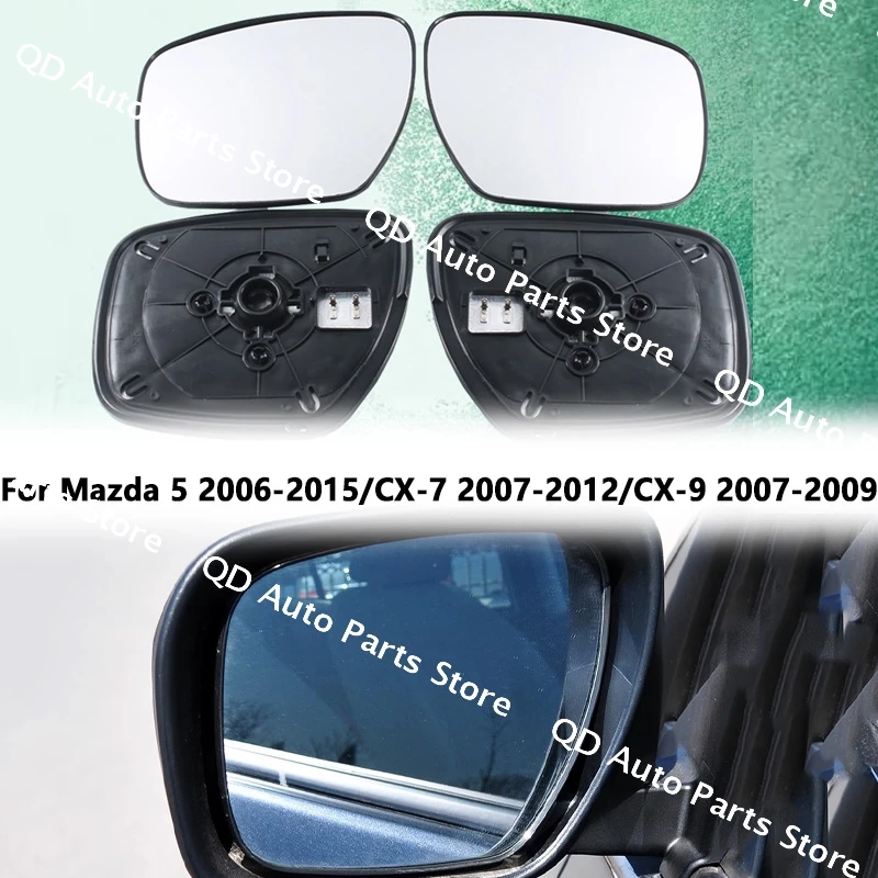 Vzhľadové zrkadlá automobilu Zadné zrkadlo Zrkadlo Zrkadlo pre Mazda 5 2005-2010/ CX-7 2007-2012/ CX-9 2007-2009