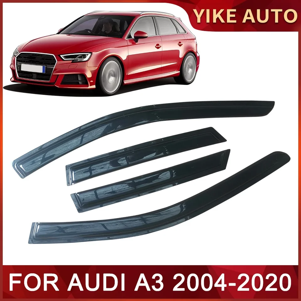 Vzor okien pre Audi A3 8V 8p 2004-2020 Weathershield Dverne Visor Vietor Sun Rain Guard