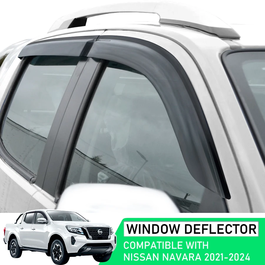 Vzor okna Weather Shield pre Nissan Navara Frontier NP300 2015 -2023 Slnko odchyľovače dažďa strážny automobil Styling