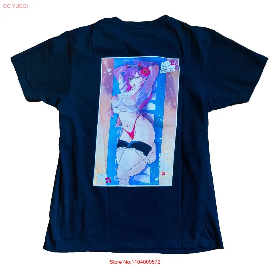 Vzácny lowKey! Geeks v polovici leta šialenstvo waifu akari vydanie 19 Anime tričko tričko M