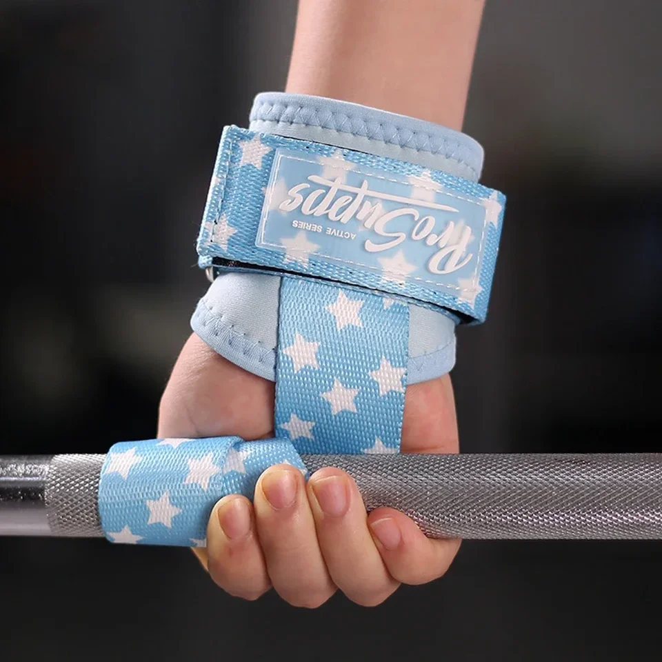 Váha zdvíhacie remienky na zápästie Rovočné úchytky Podporujte pull ups Deadlift s činobou činmi pre telocvičňu
