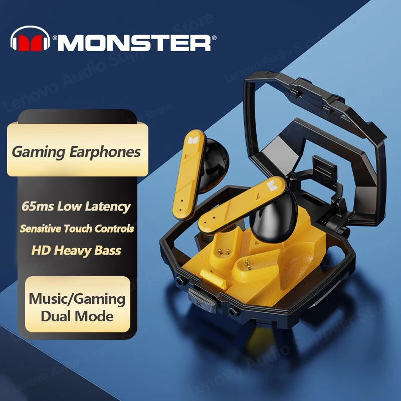 Výber Monster AirMars XKT09 5.2 Bezdrôtové slúchadlá Bluetooth Športové slúchadlá s nízkou latenciou