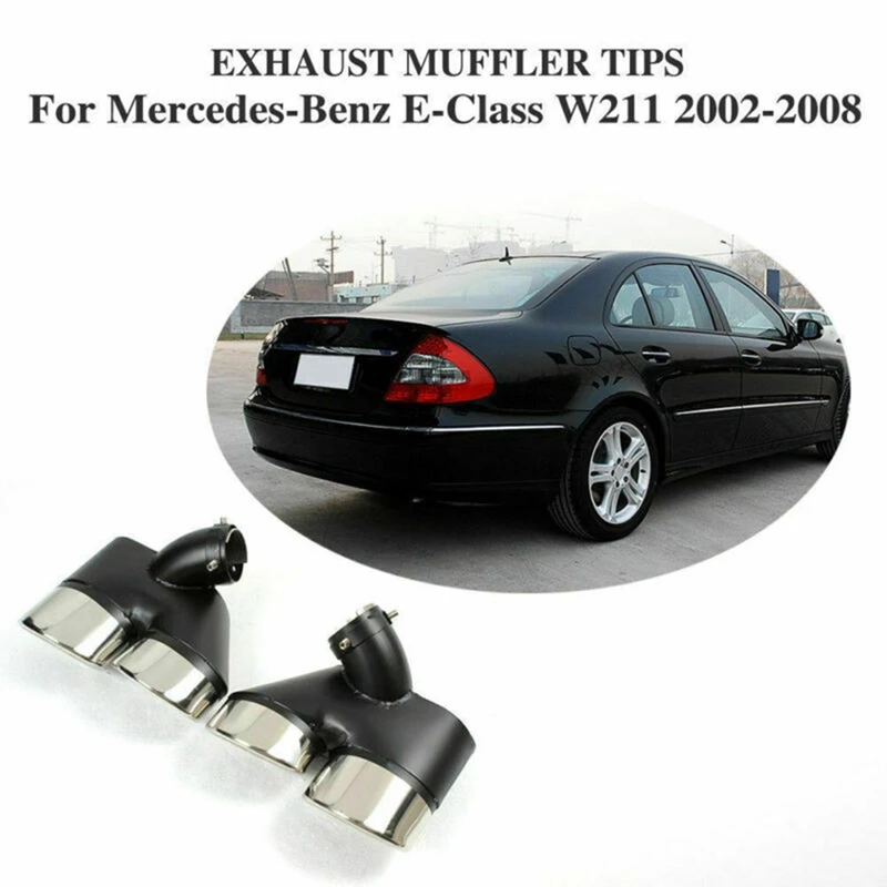 Výfuková trubica výfukového vozidla pre výfuku pre automobily pre Mercedes Benz 2002-2008 W211 E Class E240 E280 E320 E350 E430 E500 E63 Nerezová oceľ
