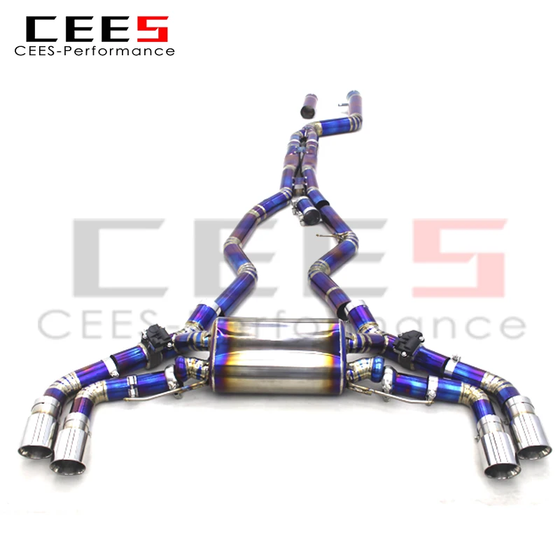 Výfukové potrubie CEES pre BMW M240/M240I B58 G42 3,0T 2017-2023 Escape Titanium Pipes Výfukový systém tlmič
