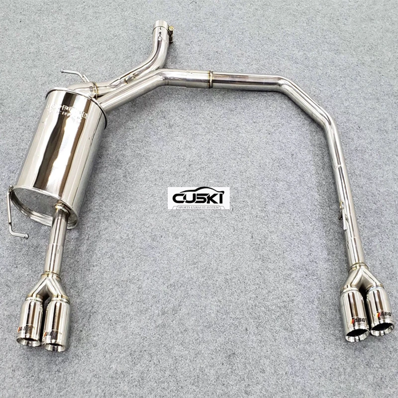 Výfukové potrubie pre BMW 520/523/530 E60 2.5/3.0 2003-2010 Výfukový systém Basho Výfuk z nehrdzavejúcej ocele