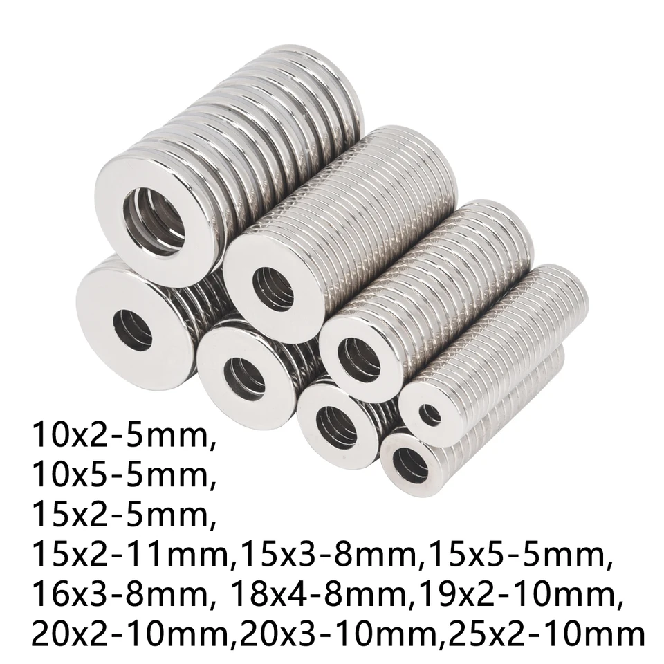Výkonné chladničky Magnety vzácna zemská kruh Magnetický list okrúhly neodymium magnetu pre domácu skrinku organizátor kuchynského organizátora DIY doplnky