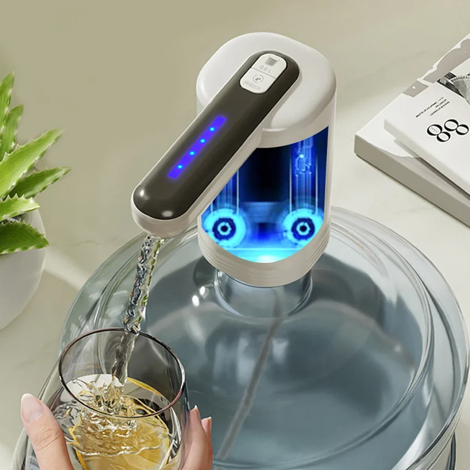 Výkonné dvojité čerpadlá Automatický výdaj vody Prenosný vodný spínač galónového spínača čerpadla USB nabíjanie pre domácu kuchyňu