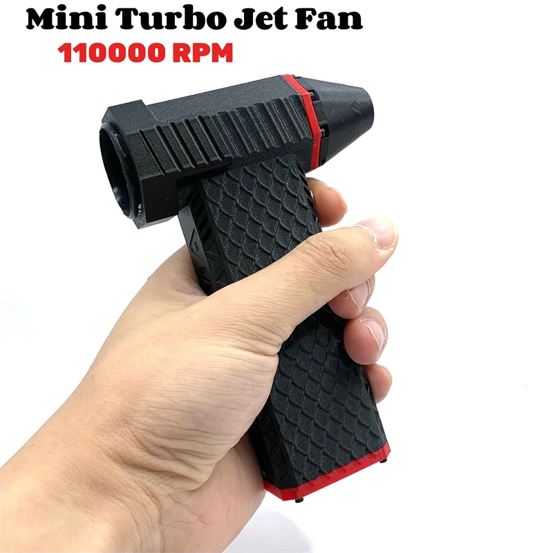Výkonný dúchadlo s vysokorýchlostným ventilátorom Mini Turbo Jet Ventilátor 110 000 ot./min