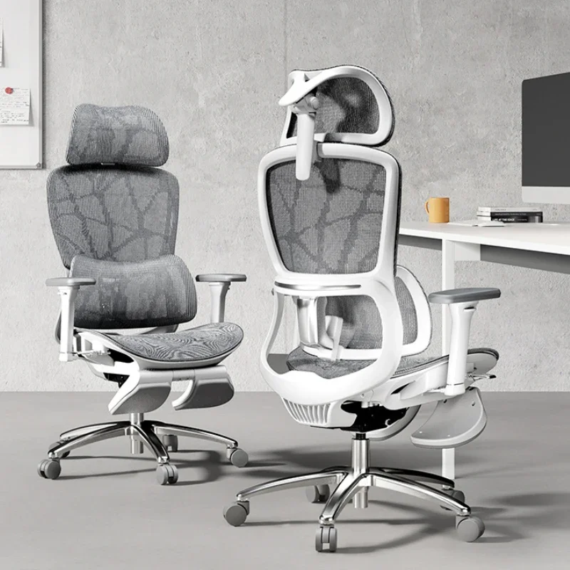 Výkonný luxusný kancelársky kreslo ergonomický čierny dizajnér kreslo počítačové stoličky Comfy Study Cadeira de Escritorio Nábytok