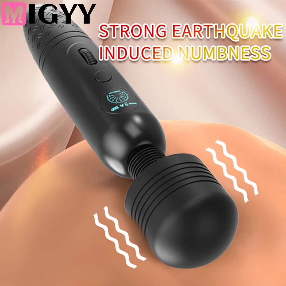 Výkonný magický prúžok vibrátor Veľký av g-spot Massager Vaginálny dildo klitorisový stimulátor sexuálne hračky pre dospelých žien ženy
